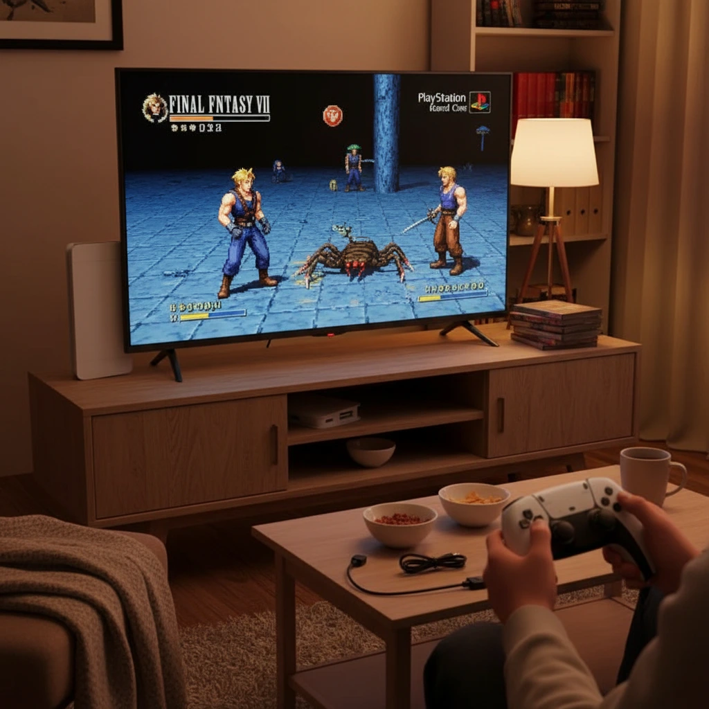 کنسول بازی M15 GAME STICK 4K ULTRA HD با دسته بی‌سیم و کیفیت تصویر 4K، مدل گیم استیک قابل حمل، مناسب خرید عمده و تکی